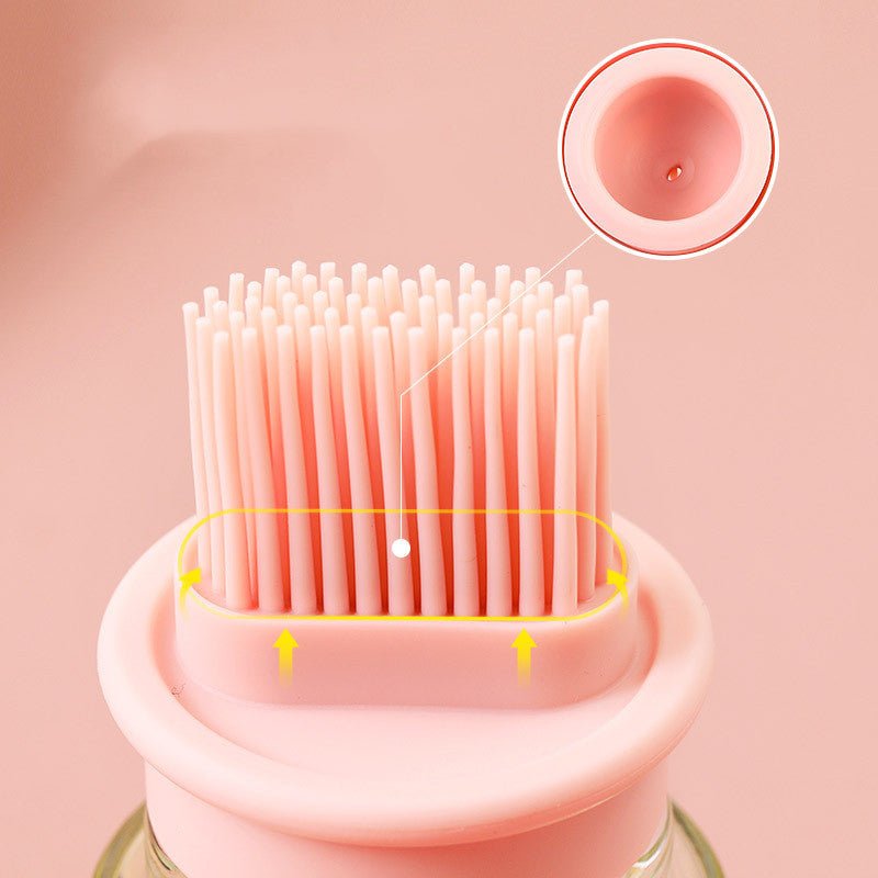 Portable Oil Bottle with Silicon Brush
